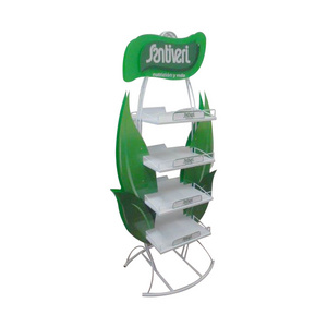 Custom High Quality Retail Shop Metal Clothing Shoes Display Rack