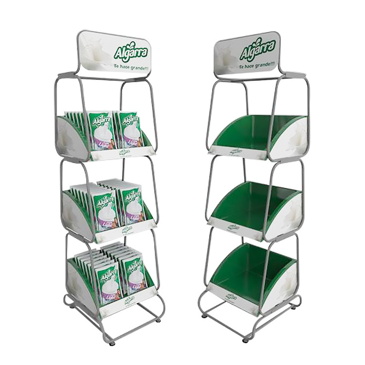 Custom High Quality Retail Shop Metal Clothing Shoes Display Rack