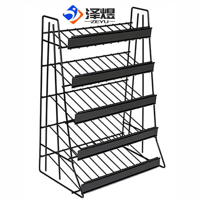 5-Tiered Wire Rack Display, Tabletop, 14