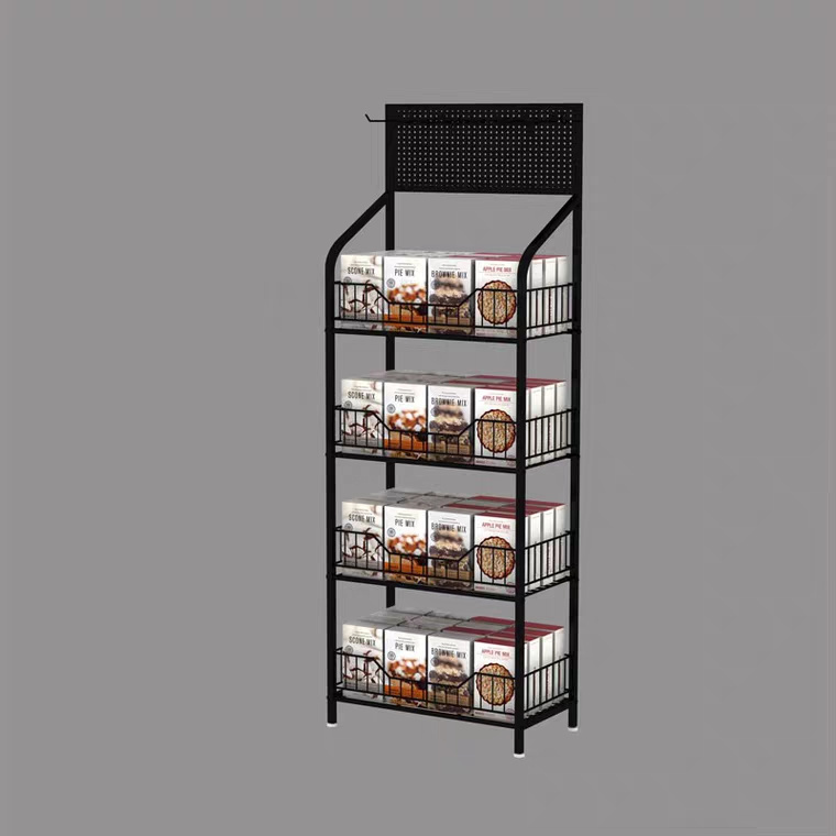 Supermarket Vegetable and Fruit Display Shelving with Stainless Steel Surface Shelving for Fruit