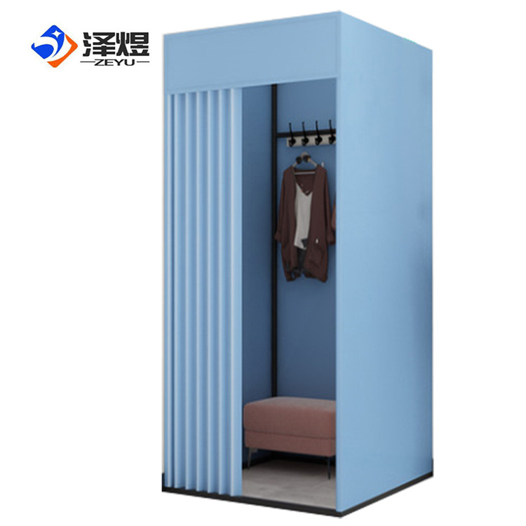 2020 top selling trade show portable dressing room mobile changing room tension fabric fitting room