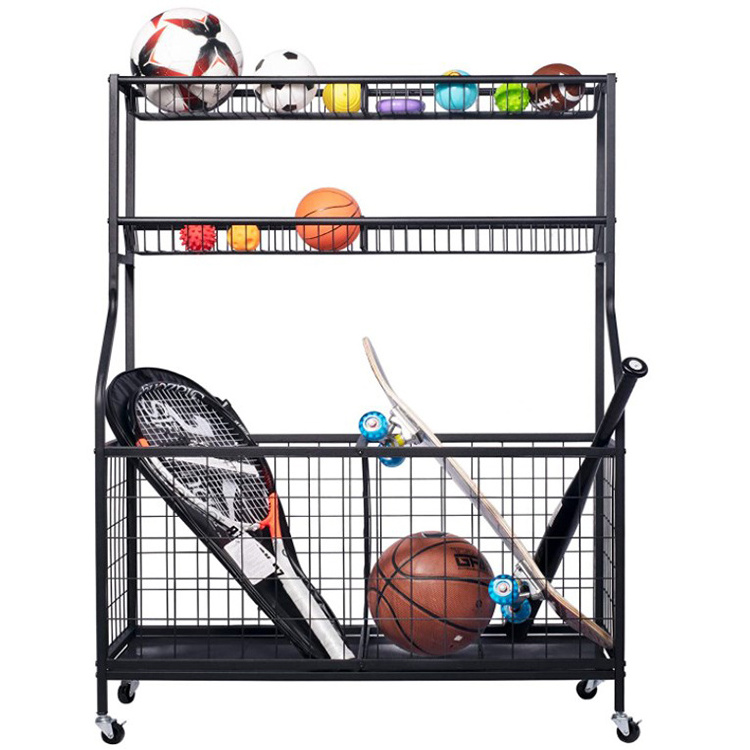 Garage Sports Equipment Organizer Balls Storage Rack Garage Storage Sports Rack Garage Balls Storage