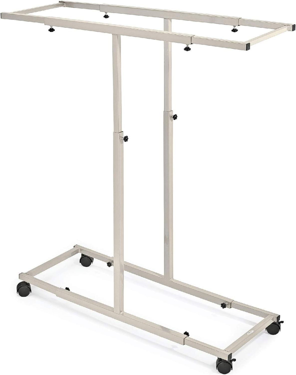 Art Canvas Storage Rack & Frame Keeper, Mobile Cart, Large Floor Model with Casters and Handle - 33_ x 25.5_ x 30.5_ - White Art