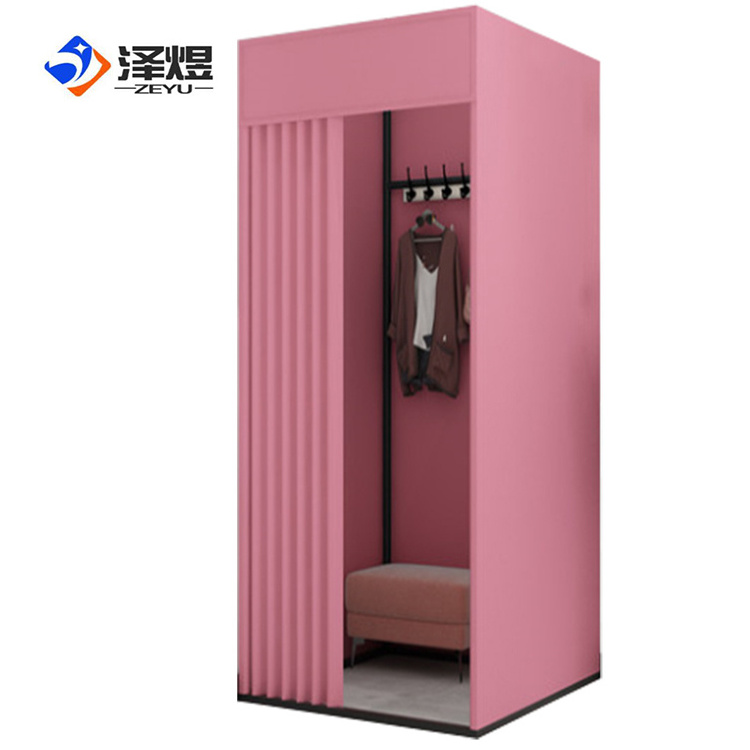 2020 top selling trade show portable dressing room mobile changing room tension fabric fitting room