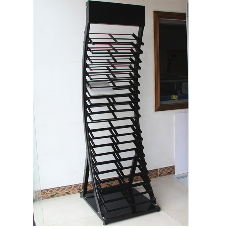 metal ceramic sample showroom floor stand,granite marble shelf,mosaic stone cabinet boards,tile display rack