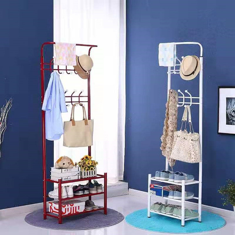 3 Tiers Function Multi Color Hat Clothes Coat Shoes Bag and Towel organizer storage hanger rack stand