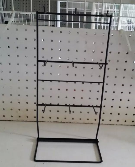 Rug showroom metal hanging display racks for sale