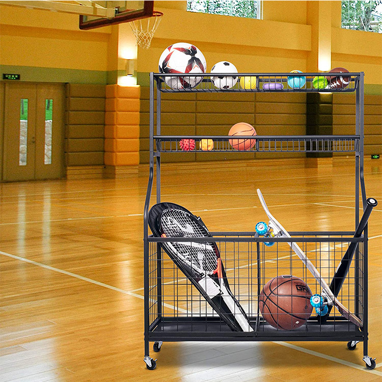 Garage Sports Equipment Organizer Balls Storage Rack Garage Storage Sports Rack Garage Balls Storage