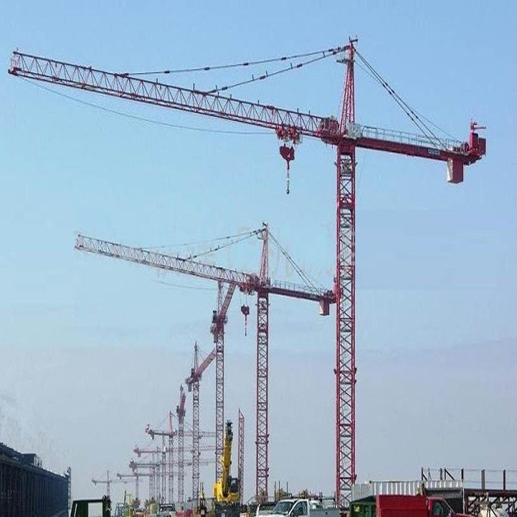 QTZ63/5011 Mini Tower Crane Luffing Jib Topkit Tower Crane