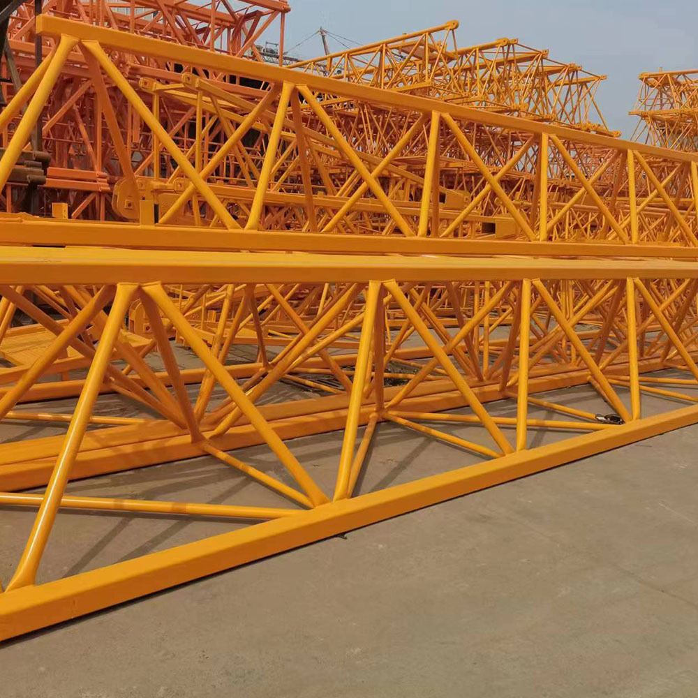 China Brand Flat Top Tower Crane Construction Tower Crane For Sale