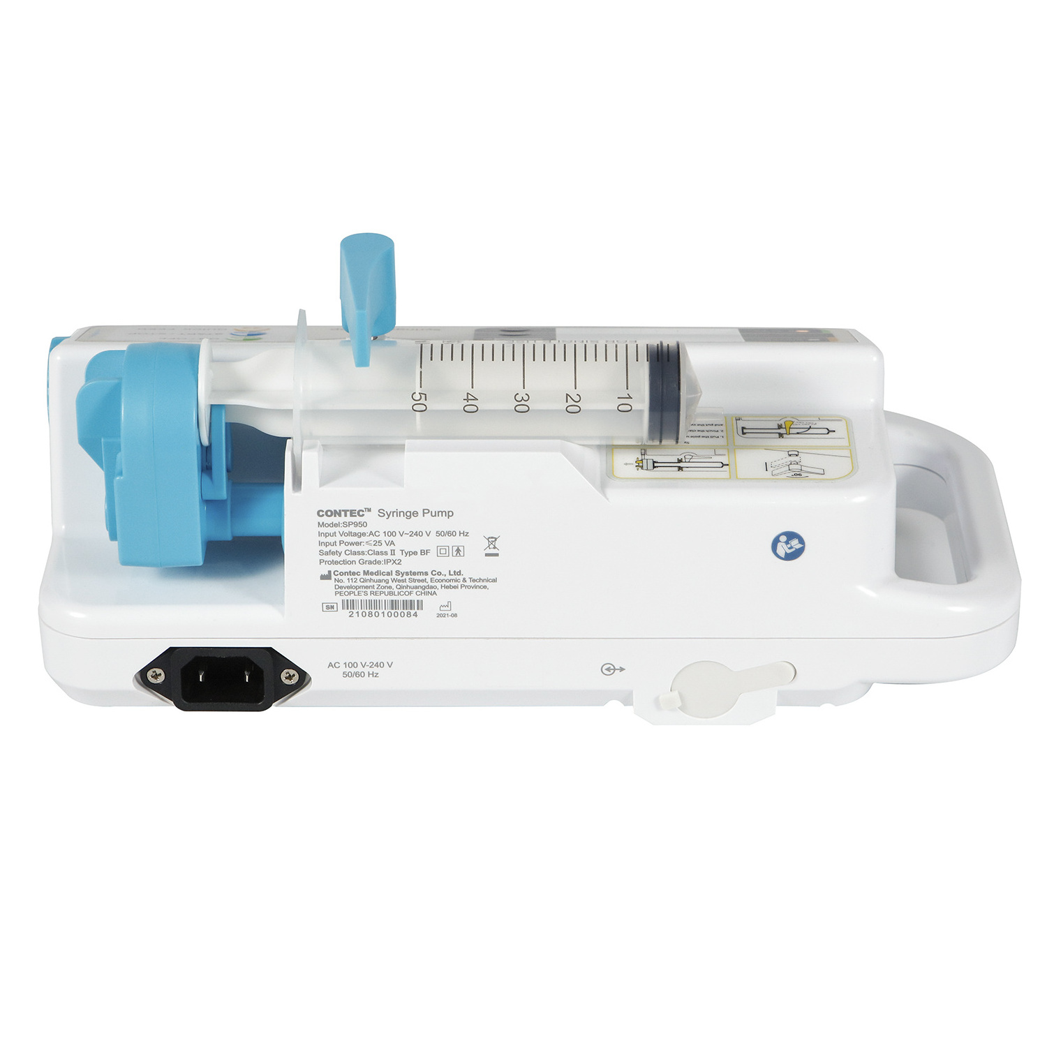 Dual Channel VET Veterinary syringe pump for medical use Infusion Pump rechargeable battery injection pump