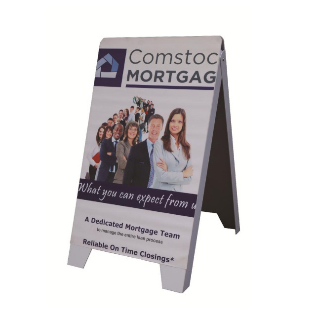 Poster Frame Advertising A Board Stacks Sign Double Sided Sidewalk Sandwich Board Stand Up Folding Poster Stand