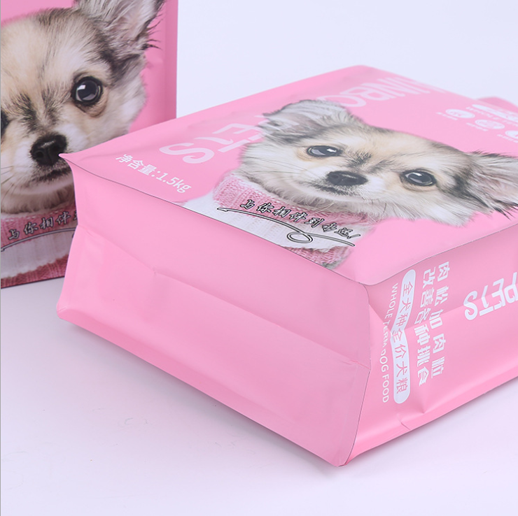 Cat Dog Food bag zipper lock recycle cat treat stand up zip lock pouch food packaging bag with zipper 1kg/2kg/2.5kg Hot sale