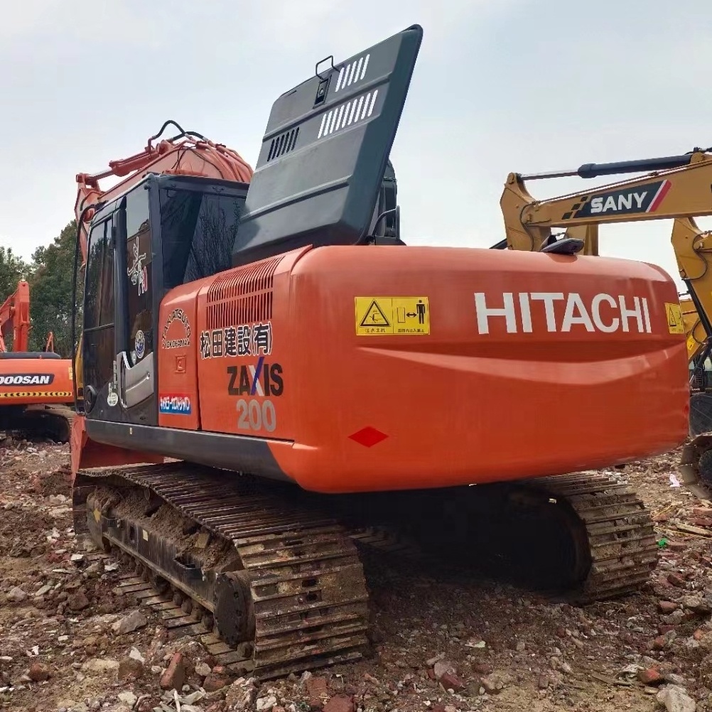 Japan Import Digger Machine Used Hitachi 200 zx200 Excavator For Sale