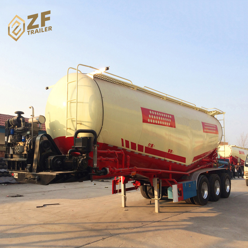 Hot sale 3 axles cement bulker cargo truck trailer