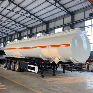 factory price 3 Axles Aluminum tanker 3000L 40000l 45000 liter Fuel Oil diesel Tanker Trailer