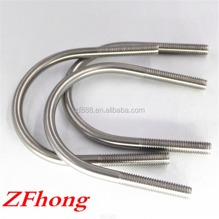 m6 m8 m10 m12 high quality zinc hot dipgalvanized 304 stainless steel u bolt m6