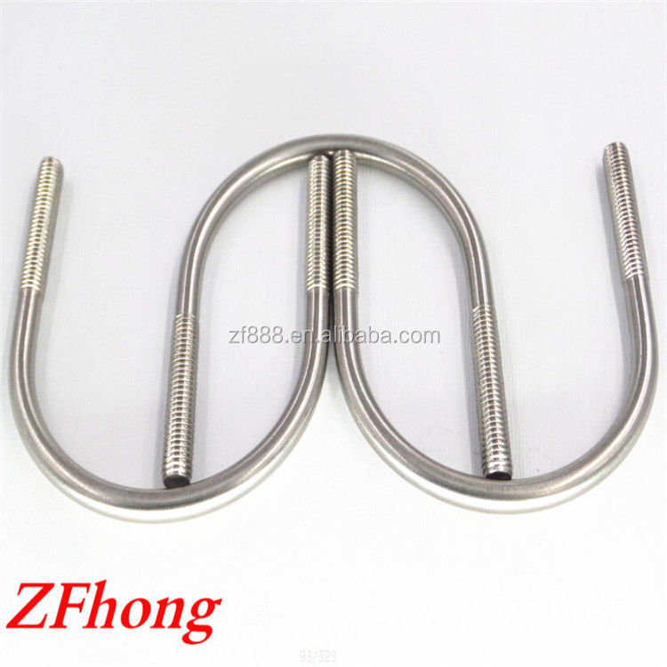 m6 m8 m10 m12 high quality zinc hot dipgalvanized 304 stainless steel u bolt m6