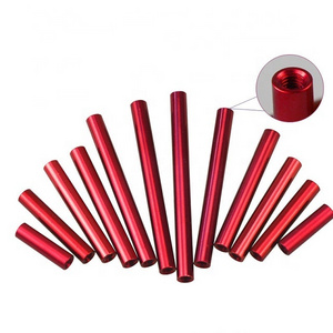 m2 m2.5 m3 m4 m5 red anodized round aluminum standoff spacer