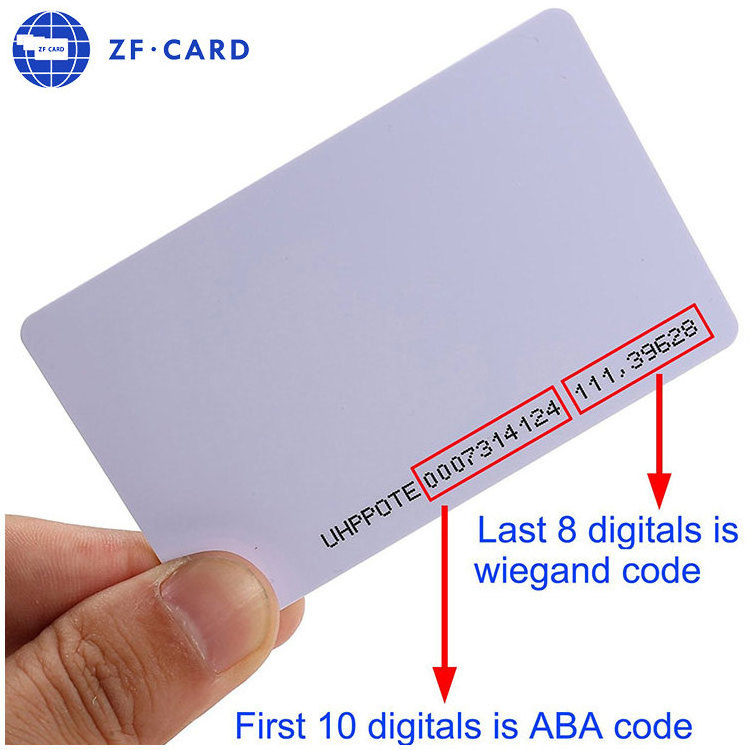 Credit Card Size Printable Blank Pvc Card With Magnetic Stripe