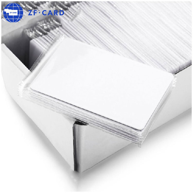 Factory Spot Wholesale Cr80 Blank Inkjet Pvc White Inkjet Printing Card For Automatic Plastic Pvc Id Card Printer