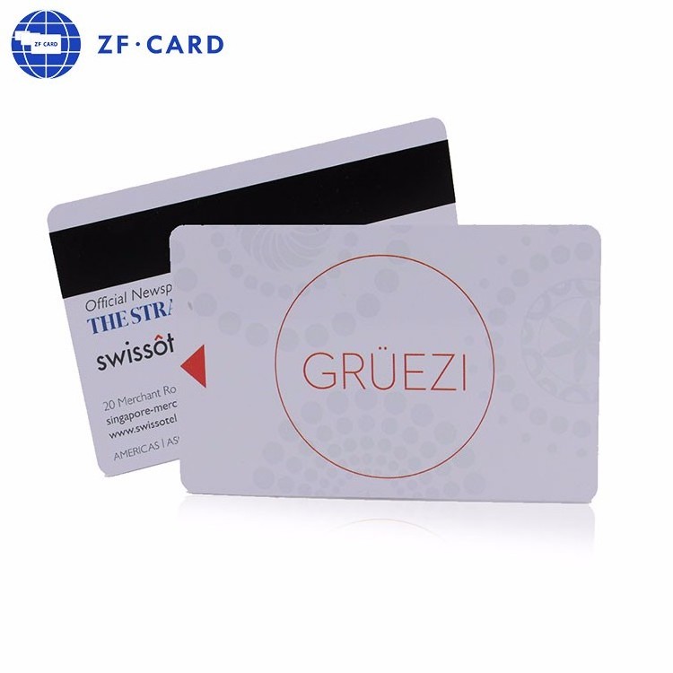 Customized Hico Magnetic Stripe Card With Chip