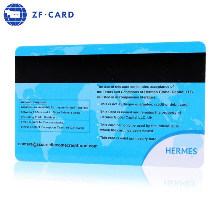 Customized Hico Magnetic Stripe Card With Chip