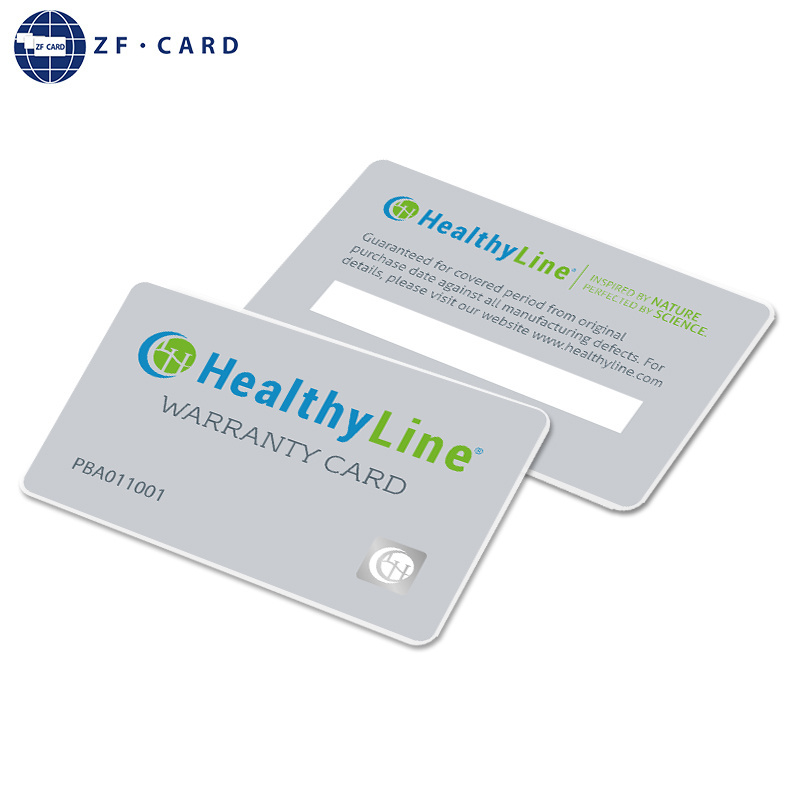 Custom Plastic Business Card Holographic Display Embossed Printing Credit Card Size Pvc Cards