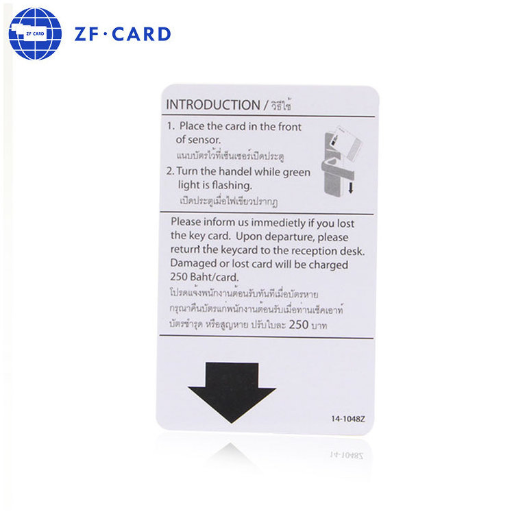 Factory Price RFID Hotel key Card For various locking systems 328+ door lockbrand