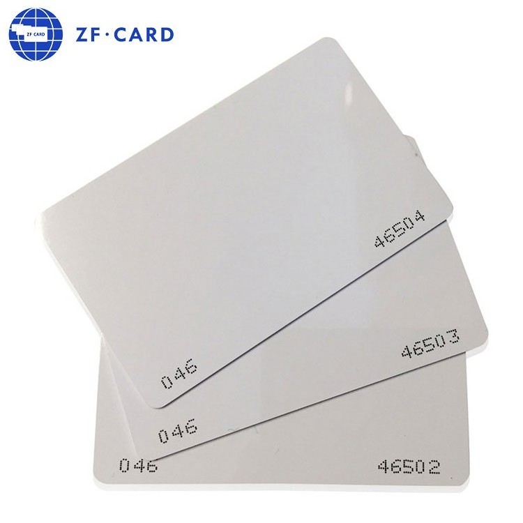 Non-standard CR100/CR140mm size pvc blank white inkjet card apply for matica printer