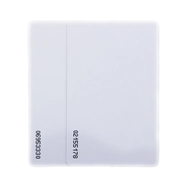 PVC CR100 plastic blank white inkjet proximity card for swift color printer