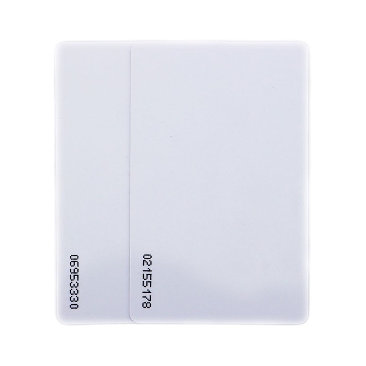 Non-standard CR100/CR140mm size pvc blank white inkjet card apply for matica printer