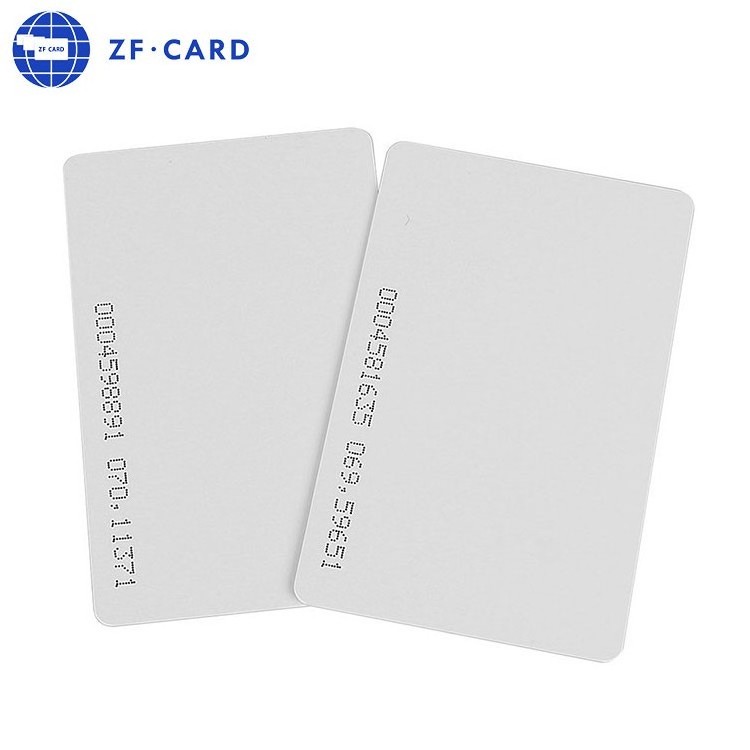 PVC CR100 plastic blank white inkjet proximity card for swift color printer