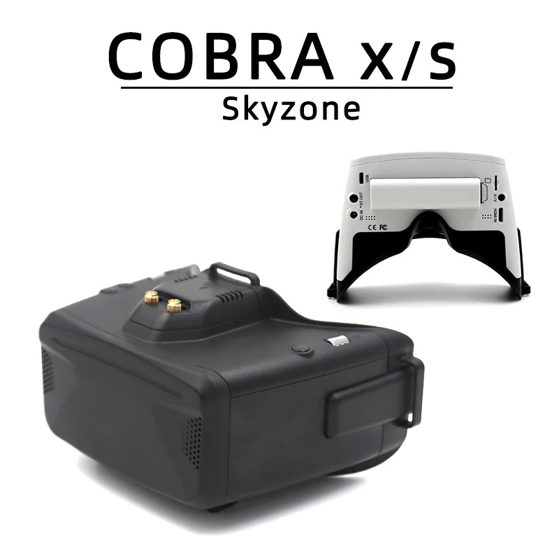 SKYZONE Cobra X V2 1280x720 4.1 inch 5.8G 48CH Receiver Head Tracker DVR FPV Goggles for FPV Racing Drone Airplane