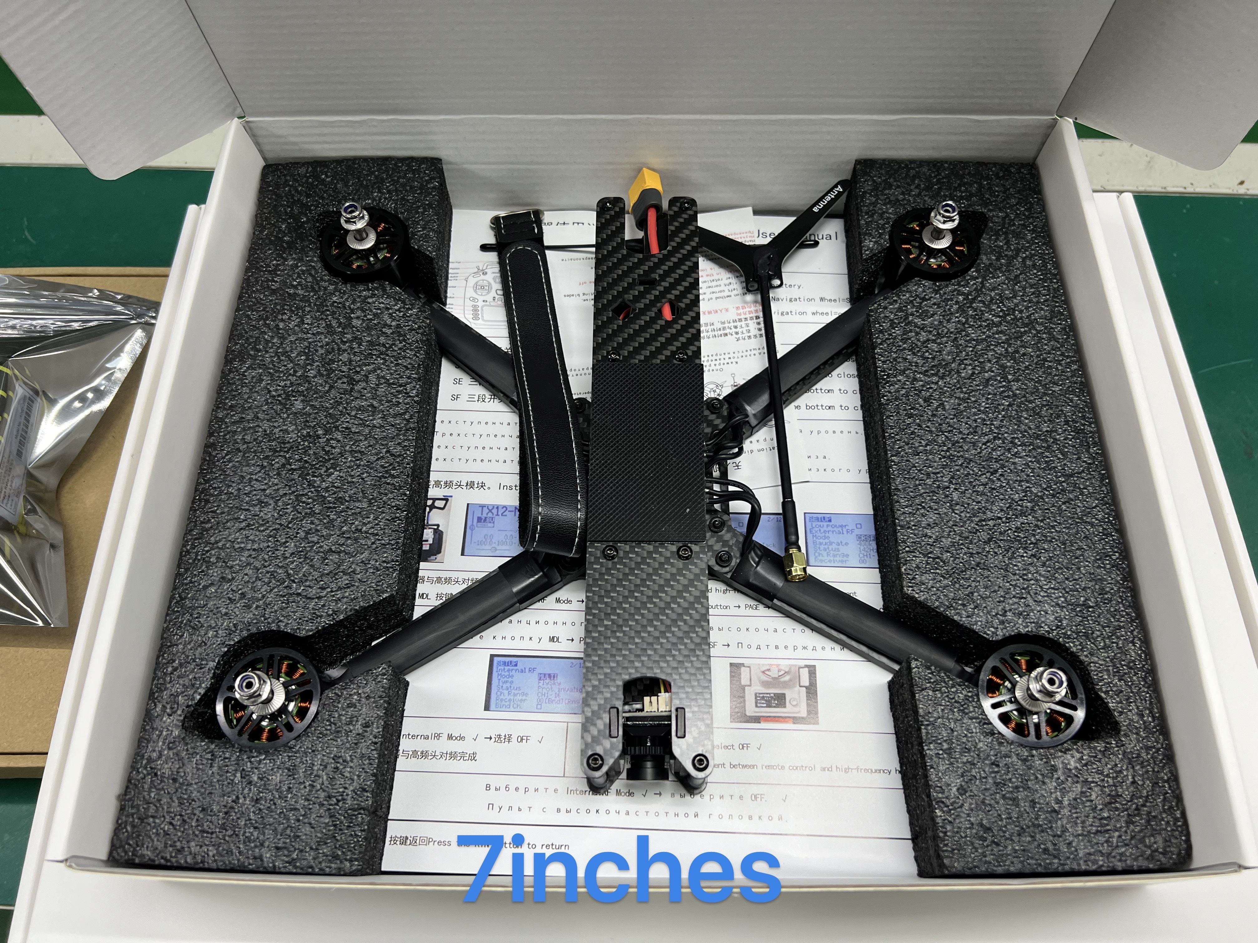 hot selling 7-inch FPV Drone Kit 20 km flight range2kg payload GPS positioning function night vision camera fpv drone 7 inch