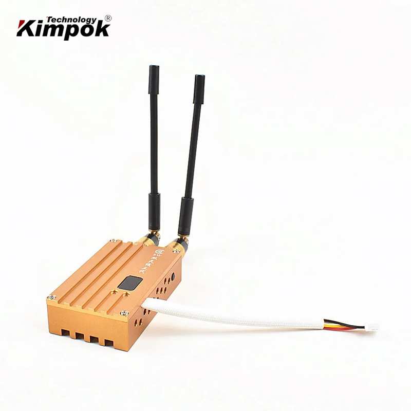 40km UAV / FPV Video Transmitter and Receiver with 8W 1.2Ghz Drones Video Link 6 Channels