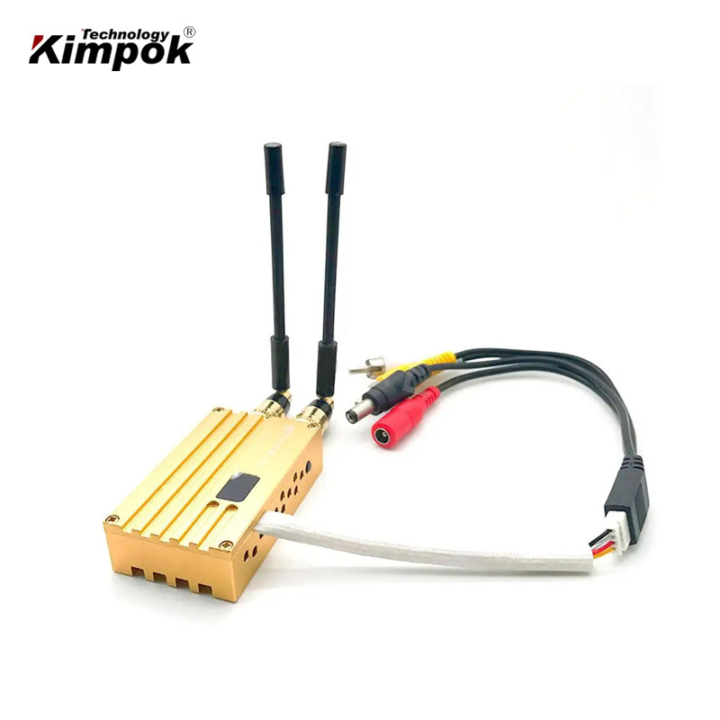 40km UAV / FPV Video Transmitter and Receiver with 8W 1.2Ghz Drones Video Link 6 Channels