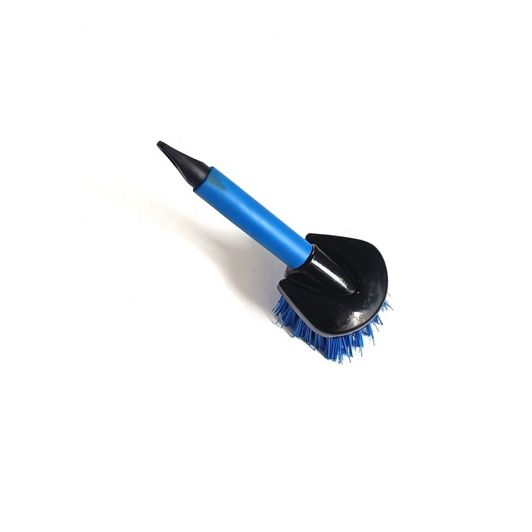 Portable short handle Car Wheel Cleaning Brush Tire Washing Clean Tyre  hard  Bristles Car rim brush