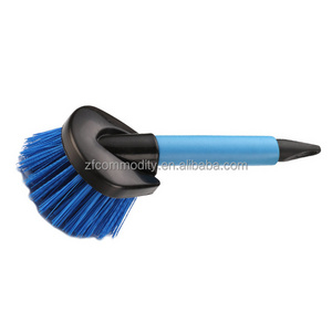 Wholesale Soft Short Handle Bristle Car Wash Brush Cleaning Auto Wheel  Tire Cleaner Brush Tire Rim Scrub Brush Auto Detailing