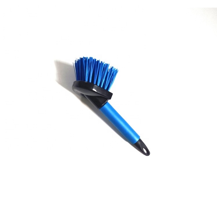 Portable short handle Car Wheel Cleaning Brush Tire Washing Clean Tyre  hard  Bristles Car rim brush