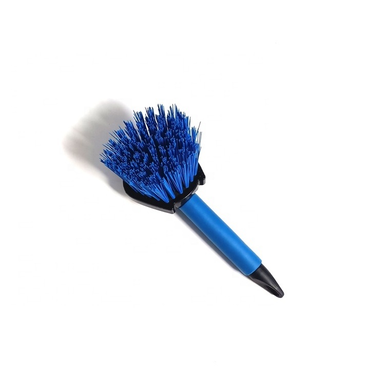 Portable short handle Car Wheel Cleaning Brush Tire Washing Clean Tyre  hard  Bristles Car rim brush