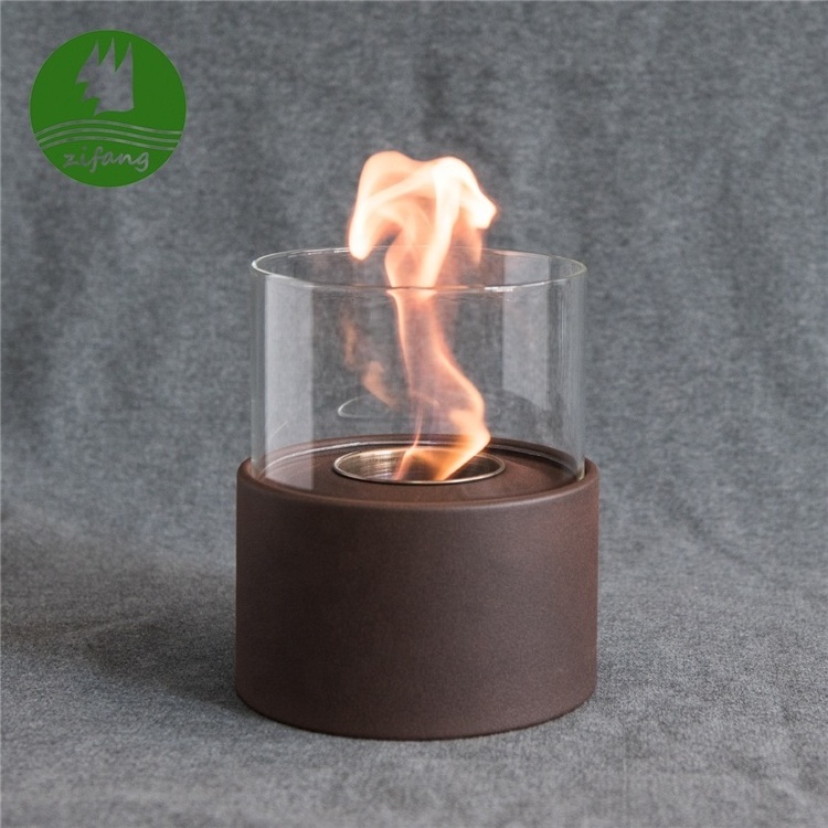 Wholesale Indoor Outdoor Fireplace Mini Desktop Coffee Table Top Tabletop Portable Bio Ethanol Fire Place Burner