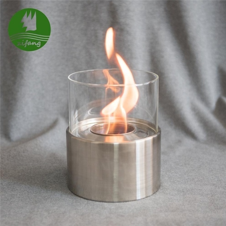 Wholesale Indoor Outdoor Fireplace Mini Desktop Coffee Table Top Tabletop Portable Bio Ethanol Fire Place Burner