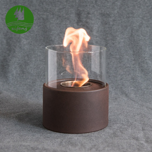 Hot Selling Modern Craft Fire Pit Mini Independent Indoor Desktop Bioethanol Fireplace