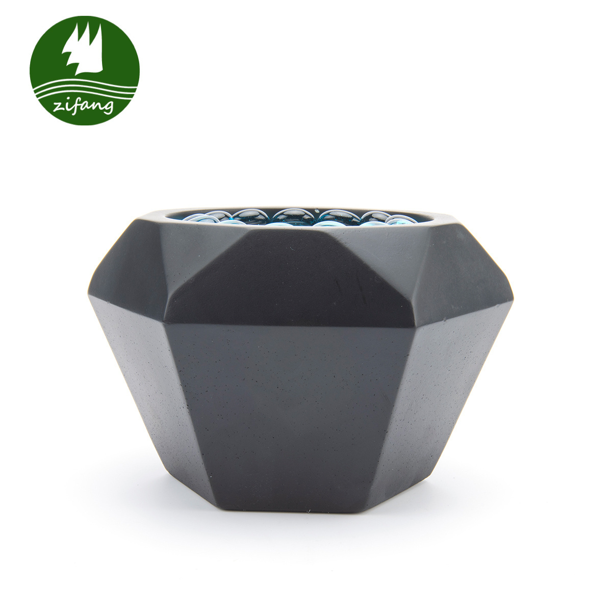 Modern Decorative Fireplace Concrete Mini Countertop Fire Bowl