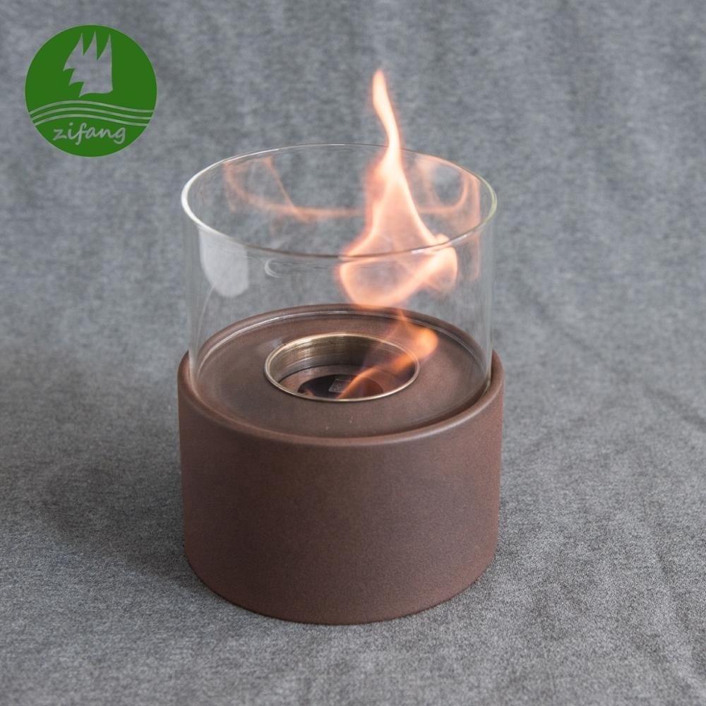 High Quality OEM Outdoor Tabletop Organic Round Fireplace Bowl Ethanol Mini Bio Ethanol Fireplace