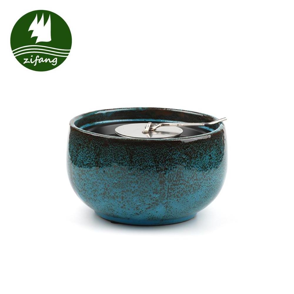 Factory Wholesale Fire Bowl Mini Round Indoor Bio Ethanol Tabletop Fireplace