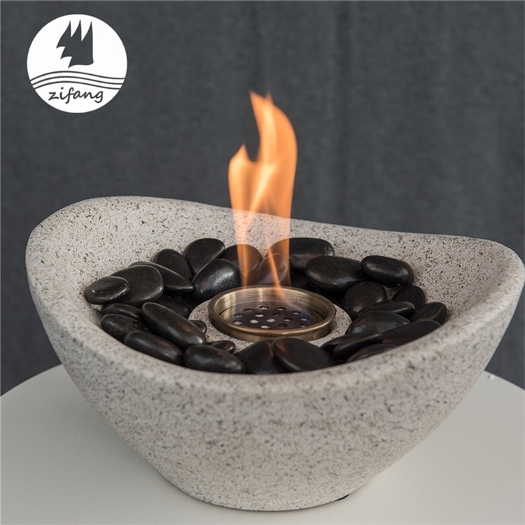 Wholesale Portable Outdoor Portable Tabletop Fire Pit Brazier Indoor Ethanol Fireplace