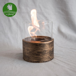 High Quality OEM Outdoor Tabletop Organic Round Fireplace Bowl Ethanol Mini Bio Ethanol Fireplace