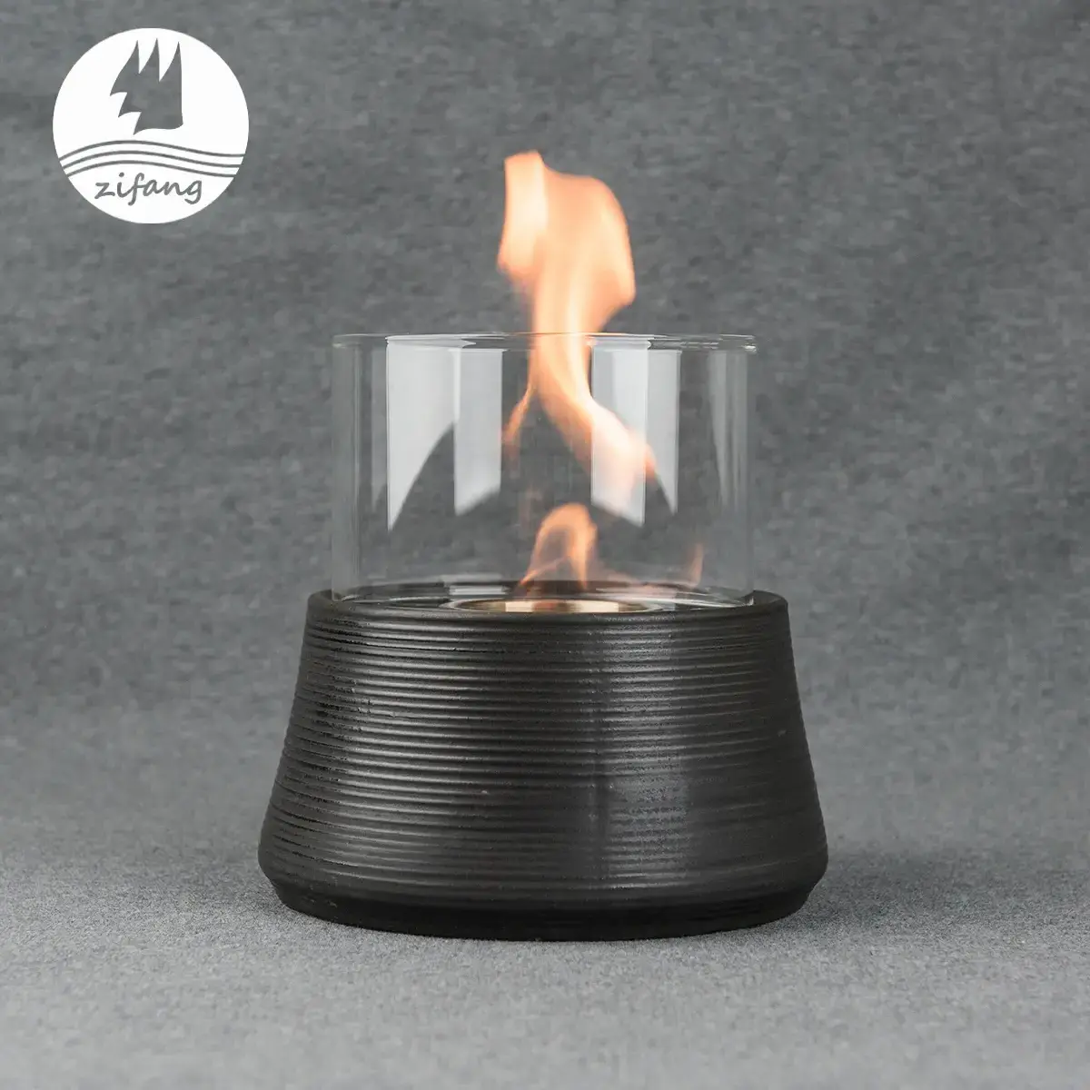 High-Quality Factory Export Windproof Portable Bioethanol Desktop Fireplace Desktop Fire Bowl Biofuel Fire Pit